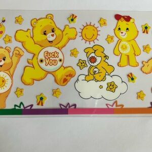 Swear Bear Cup Decal 150